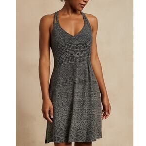 Athleta Knotted Nanda Dress Grey Asphalt